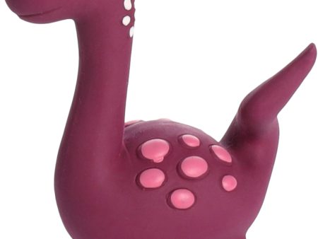 FLAMINGO latex igračka za pse Dino, zvučna, ljubičasta, 6,5x12,5x15cm Online Hot Sale