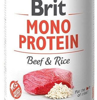 BRIT Mono Protein, govedina s rižom, bez glutena, 400g For Sale