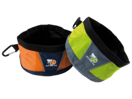 ALL FOR PAWS Outdoor Dog Putna zdjelica,16x16x10cm, razne boje Discount