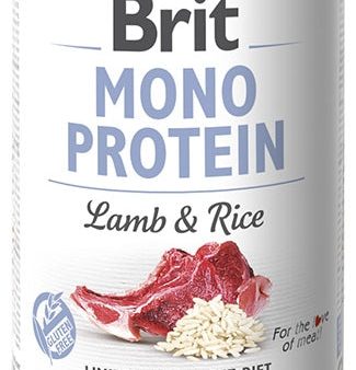 BRIT Mono Protein, janjetina s rižom, bez glutena, 400g Sale