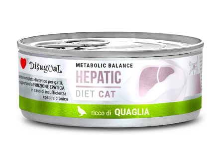 DISUGUAL Metabolic Balance Hepatic konzerva za mačke, prepelica, 85 g For Sale