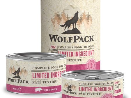 WOLFPACK, Limited Ingredient, veprovina, pašteta, bez žitarica Hot on Sale