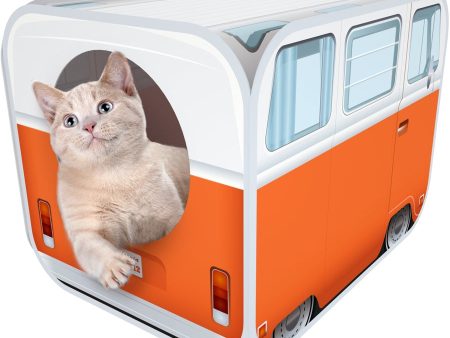 ALL FOR PAWS Vintage  Pop Up Minibus Kućica, 75x58x58cm on Sale