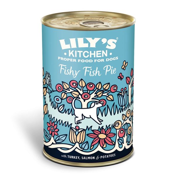 LILY S KITCHEN Fishy Fish Pie, puretina s lososom, haringom i krumpirom, 400g on Sale