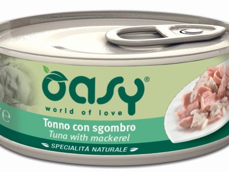 OASY Natural Range fileti, tuna sa skušom, 150g Online Hot Sale