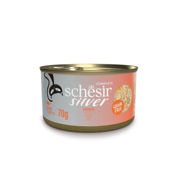 SCHESIR Silver Senior, fileti piletine u temeljcu, bez žitarica, 70g Hot on Sale