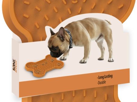 ALL FOR PAWS Bone Appetit Lick Mat Tasty Bone S, 20x14x1,5cm Online now