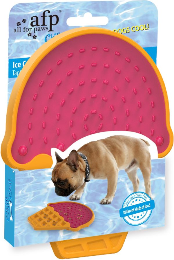 ALL FOR PAWS Chill Out Lick Mat Ice Cream, 20x18x1,5cm Discount