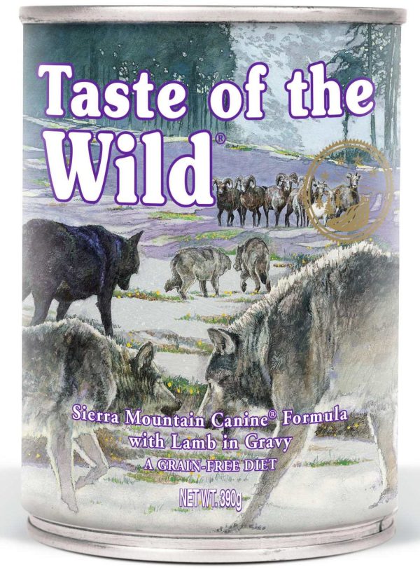 TASTE OF THE WILD Sierra Mountain s janjetinom u umaku, 390g Discount