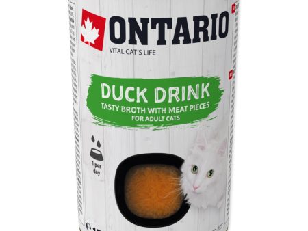 ONTARIO Cat Duck Drink, napitak s komadićima pačetine, 135g For Sale