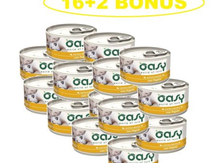 OASY Tasty Mousse s jetrom, 85g, 16+2 BONUS Cheap