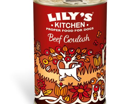 LILY S KITCHEN Beef Goulash, govedina s bundevom, mrkvom i crven. paprikom 400g For Sale