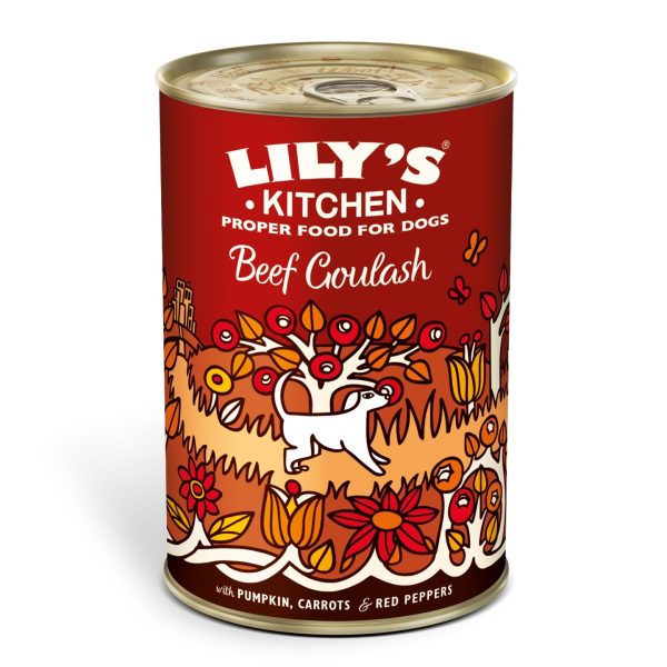 LILY S KITCHEN Beef Goulash, govedina s bundevom, mrkvom i crven. paprikom 400g For Sale