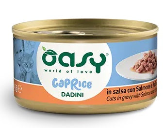 OASY Caprice Komadići u umaku, s lososom i piletinom, 85g For Sale