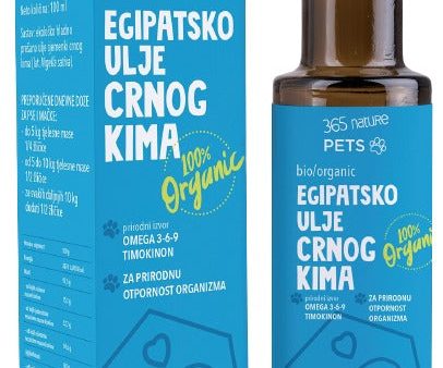 365 NATURE Pets BIO ORGANIC Ulje crnog kima za pse i mačke, 100ml For Discount