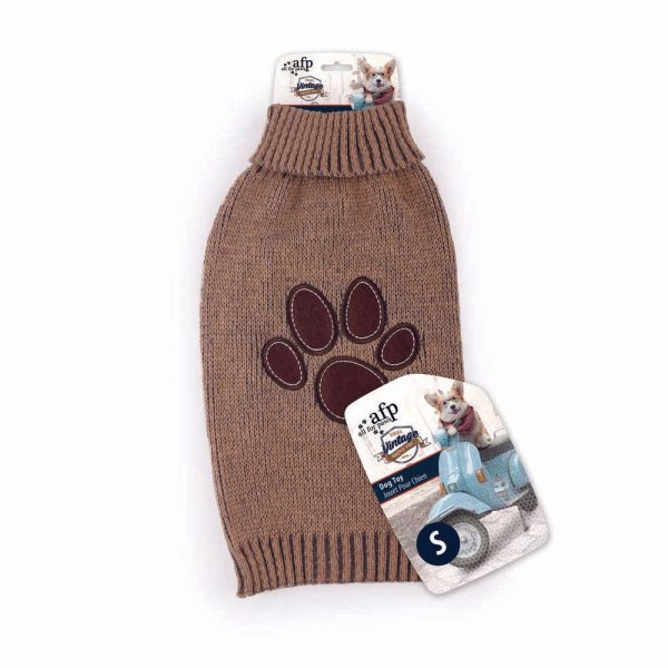 ALL FOR PAWS Pulover High Four, smeđa Online now