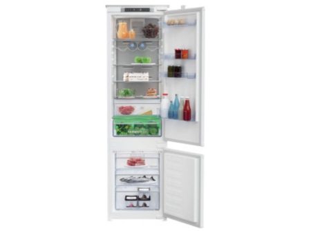 BEKO Refrigerator BCNA306E4SN Built In, 193.5cm, Energy class E, HarvestFresh, Neo Frost, Metal Wall Discount