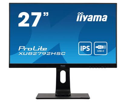 iiyama ProLite XUB2792HSC-B1 - LED monitor - 27  - 1920 x 1080 Full HD (1080p) @ 75 Hz - IPS - 250 cd   m² - 1000:1 - 4 ms - HDMI, DisplayPort, USB-C - speakers - black on Sale