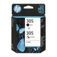 HP original ink 6ZD17AE, HP 305, 2-pack Discount