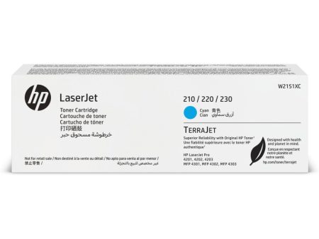 HP Extra High Capacity Cyan Contract Toner Cartridge, 5500 pages, w TerraJet Technology, for HP Color LaserJet Pro 4201, Color LaserJet Pro 4203 Online Sale