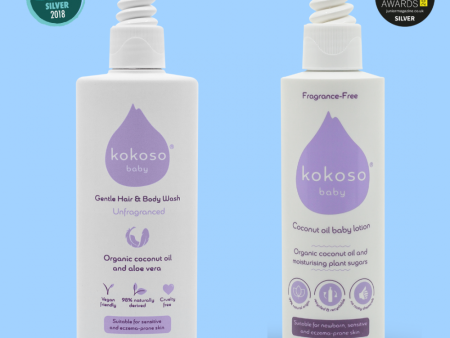 KOKOSO BABY rinkinys  MĖGSTU BE KVAPO , 200 ml, 190ml. Online Sale