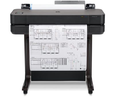 HP DesignJet T630 Printer Plotter - 24  Roll A4,A3,A2,A1 Color Ink, Print, Auto Sheet Feeder, LAN, WiFi, 30 sec A1 page, 76 A1 prints hour, with Stand Online Hot Sale